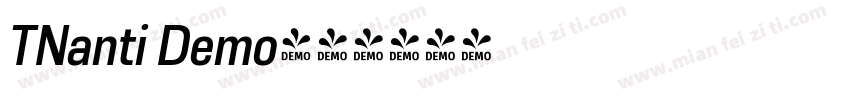 TNanti Demo字体转换